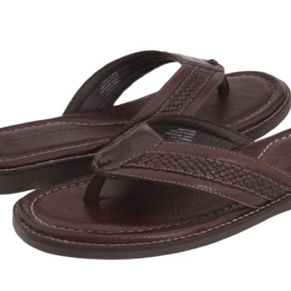 Tommy Bahama Anchors Away Leather Sandals